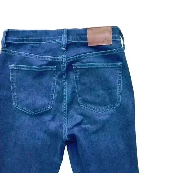 9" high-rise toothpick j crew skinny jeans size 28T - Picture 10 of 14